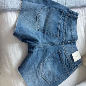 Z Supply Blue Denim Women Shorts